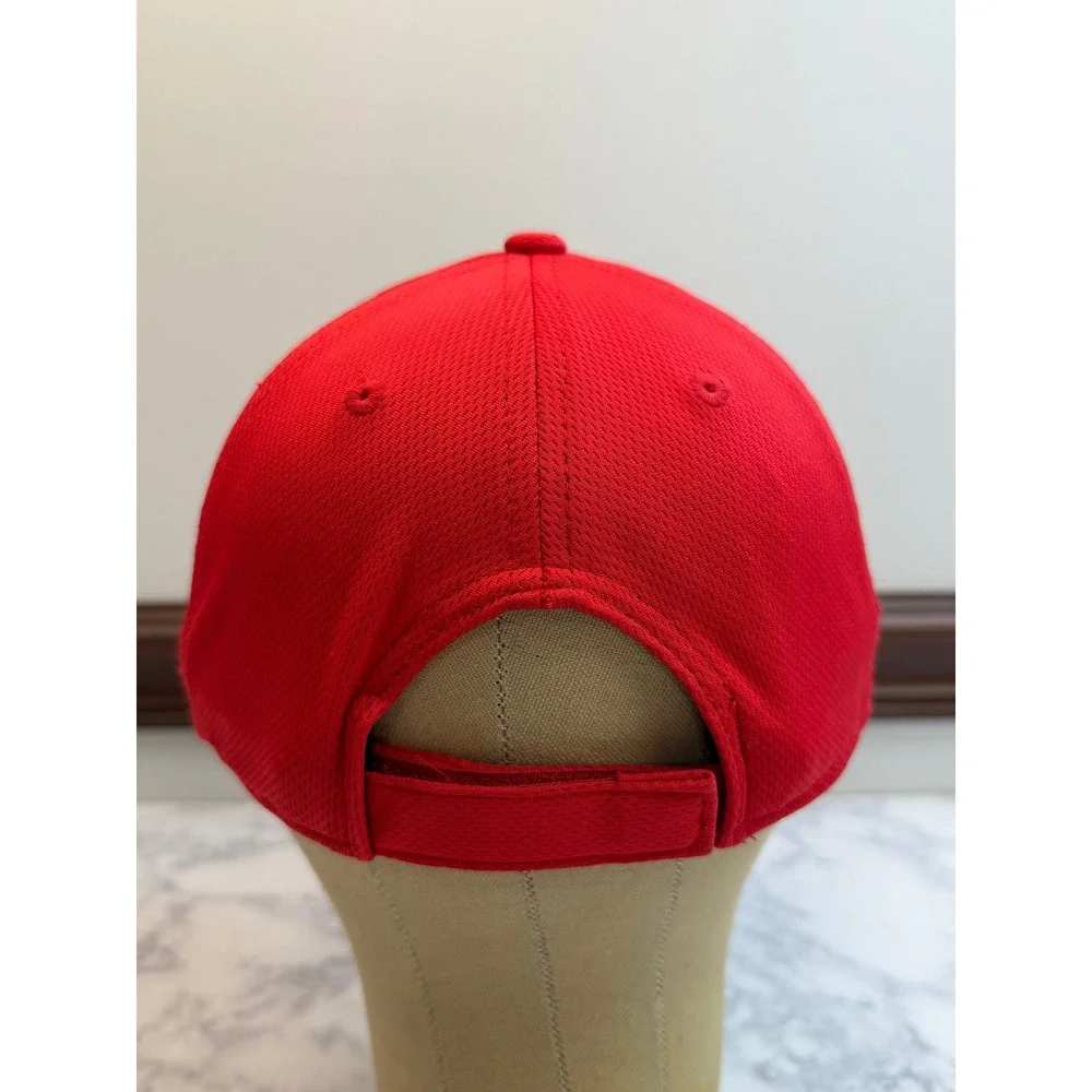 OC Sports Los Angeles Angels Youth Baseball Hat Red Team MLB Mesh Cap Logo